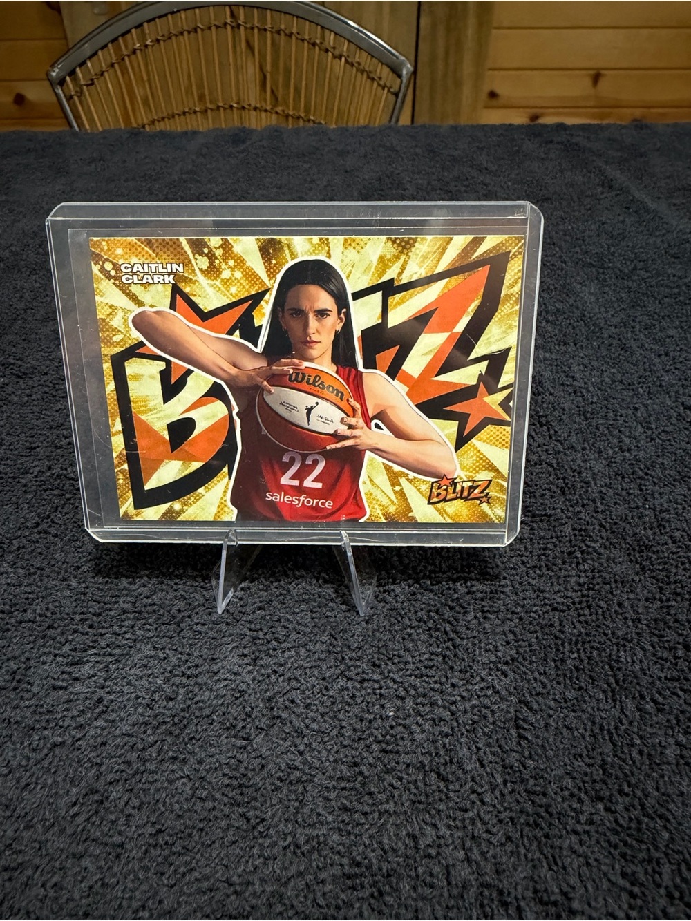 Caitlin Clark Blitz Basketball Card - Red